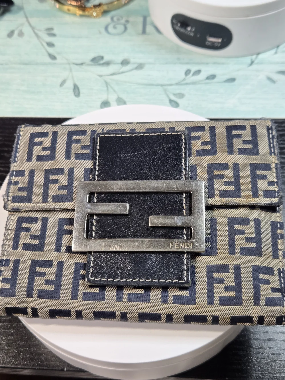 Authentic Fendi Logo Wallet